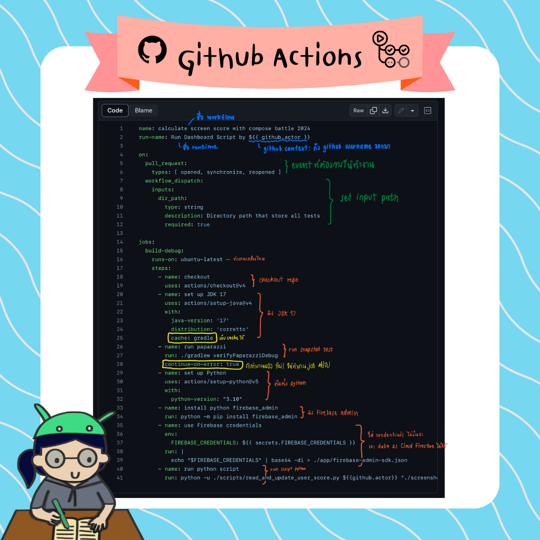 เล่าประสบการณ์การทำ Github Actions ของงาน Compose Battle